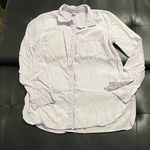 Old Navy WoMen's Soft Lavender Button Down Shirt